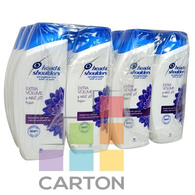 HEAD & SHOULDER EXTRA VOLUME ANTI-DANDRUFF SHAMPOO 12*190ML